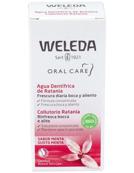 Agua Dentífrica de Ratania de Weleda