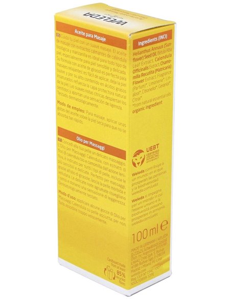 Aceite De Calendula Para Masaje 100 Ml de Weleda