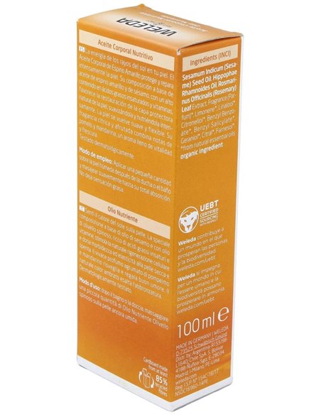 Aceite Corporal Nutritivo de Espino Amarillo 100ml  de Weleda