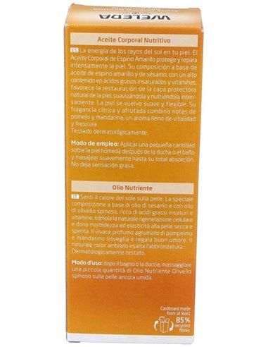 Aceite Corporal Nutritivo de Espino Amarillo 100ml  de Weleda