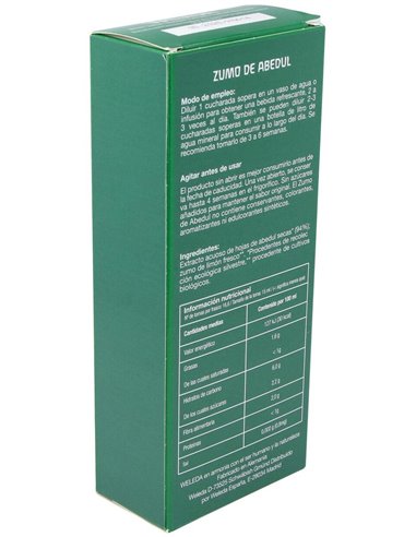 Zumo (Jugo) De Abedul Weleda 250 Ml. de Weleda