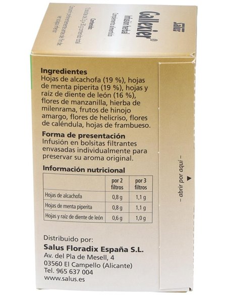 Gallexier Infusion 15Sbrs. de Salus