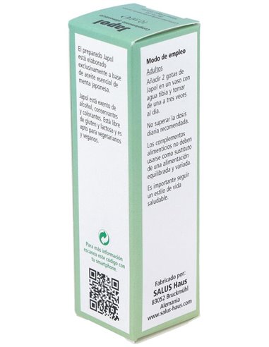 Japol Esencia Menta Japonesa 10Ml Salus de Salus