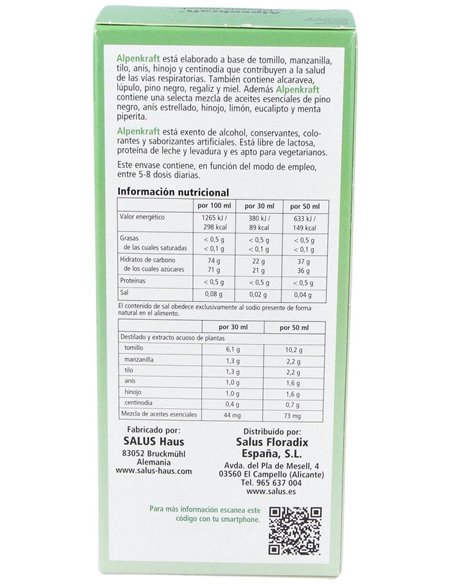 Alpenkraft V.Respiratorias 250Ml Salus de Salus