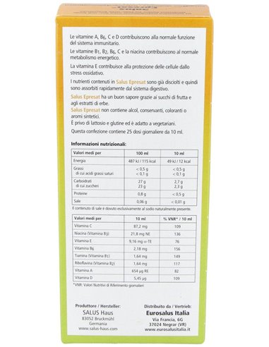Epresat Multivitamin 250Ml de Salus