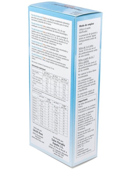 Kindervital Fruity 250Ml. Salus de Salus