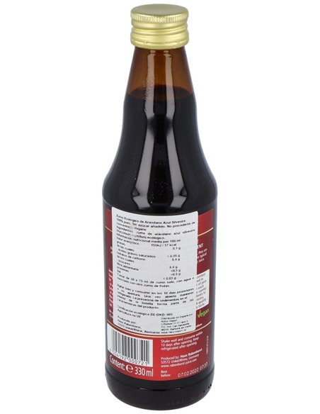 Zumo Eco Arandano Azul Silvestre 330 Mililitros Rabenhorst