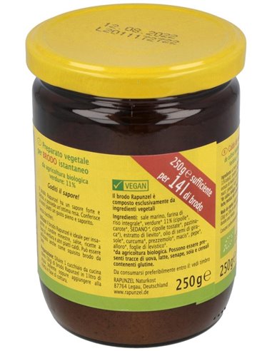 Caldo De Verduras  Brodo 250Gr. Bio Vegan de Rapunzel