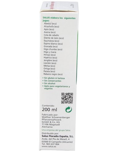 Jugo De Rabano Negro 200Ml. Schoenenberger de Salus