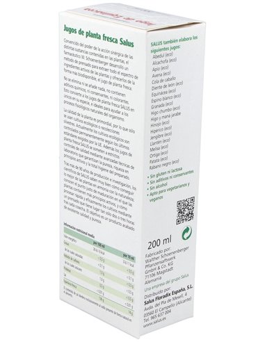 Jugo De Echinacea 200Ml. Schoenenberger de Salus