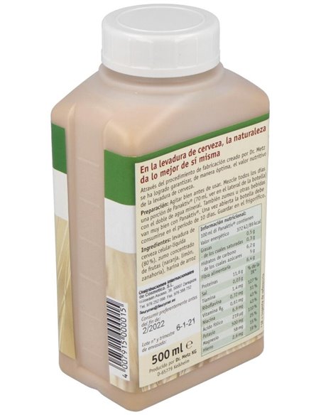 Panaktiv Levadura De Cerveza Liquida 500Ml. de Dr. Metz
