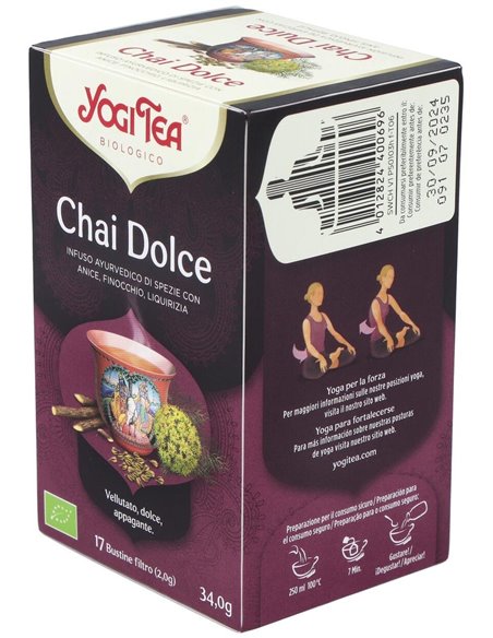 Yogi Tea Chai Dulce 17Infusiones de Yogi Tea