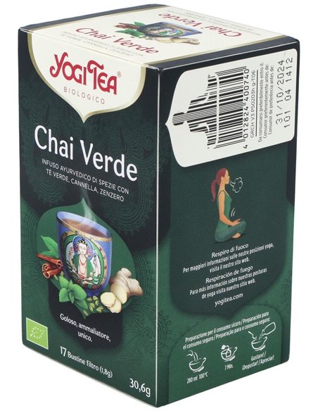 Yogi Tea Chai Verde 17Infusiones de Yogi Tea