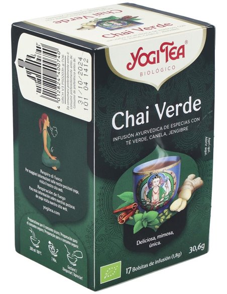 Yogi Tea Chai Verde 17Infusiones de Yogi Tea