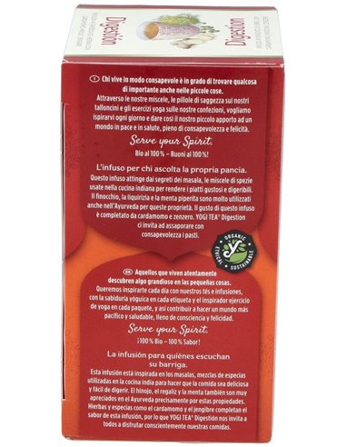 Yogi Tea Digestión 17 X 1,8 G de Yogi Tea