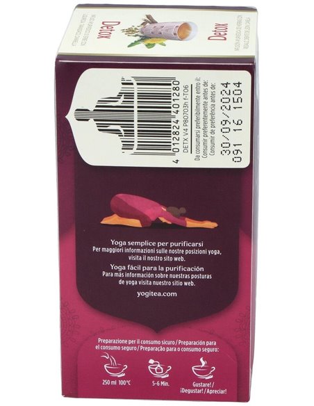 Yogi Tea Detox 17 X 1,8 G de Yogi Tea