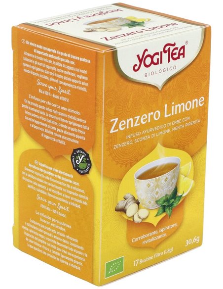 Yogi Tea Jengibre Y Limón 17 X 1,8 G