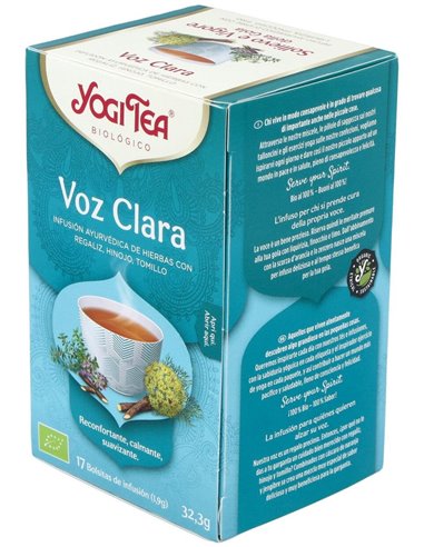 Yogi Tea Voz Clara 17Infusiones de Yogi Tea