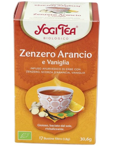 Yogi Tea Jengibre, Naranja Y Vainilla 17 X 1,8 G de Yogi Tea