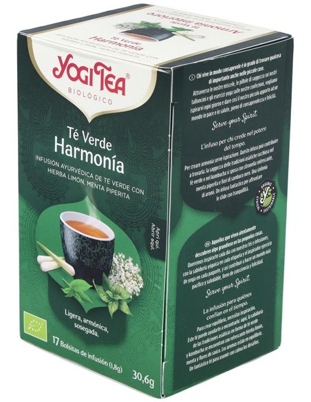 Yogi Tea Verde Armonia 17Infusiones de Yogi Tea