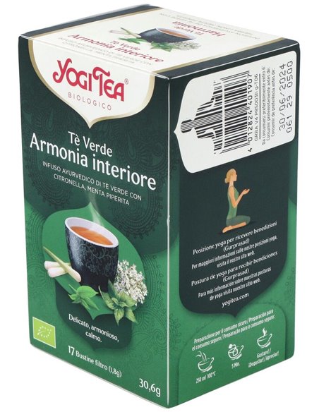 Yogi Tea Verde Armonía 17 X 1,8 G de Yogi Tea