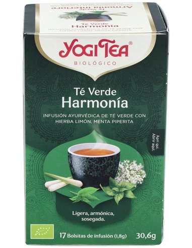 Yogi Tea Verde Armonía 17 X 1,8 G de Yogi Tea
