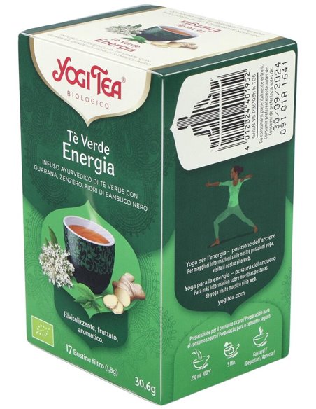 Yogi Tea Verde Energía 17 X 1,8 G de Yogi Tea