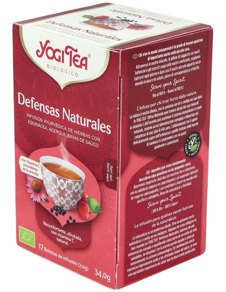 Yogi Tea Defensas Naturales 17Infusiones de Yogi Tea