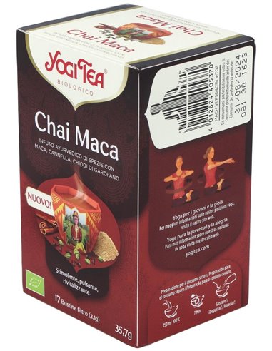 Yogi Tea Maca Chai Organic 17 X 2 G de Yogi Tea
