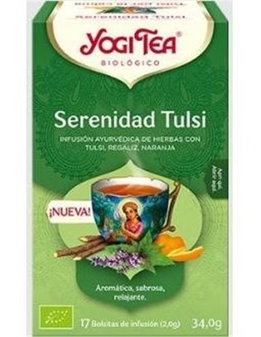 Serenidad Tulsi Yogi Tea 17 X 1,8 G de Yogi Tea