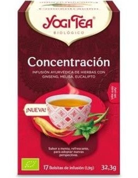 Yogi Tea Concentracion 17 Bags 17 X 1,8 G de Yogi Tea