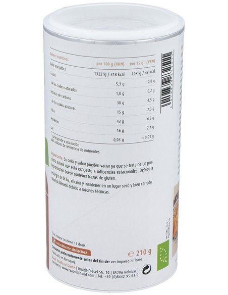Trío de Fibras polvo Raab bote 210 g de Raab Vitalfood