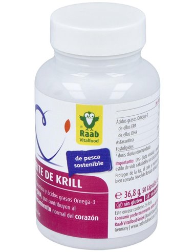 Aceite De Krill Forte 50Cap. Sg de Raab Vitalfood