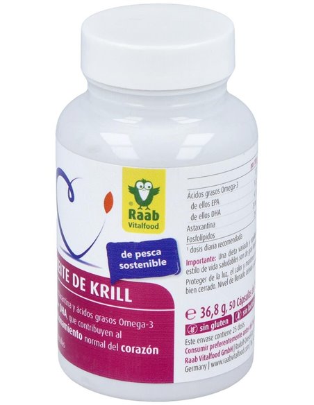 Aceite De Krill Forte 50Cap. Sg de Raab Vitalfood