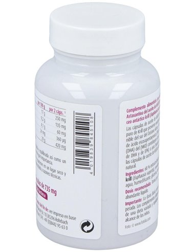 Aceite de Krill forte, 50 cápsulas de Raab Vitalfood