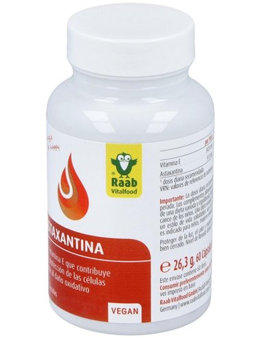 Alga Astaxantina 60Cap. Sg Vegan de Raab Vitalfood
