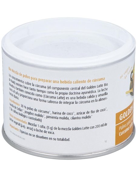 Cúrcuma bebida polvo Golden Latte, 70g de Raab Vitalfood