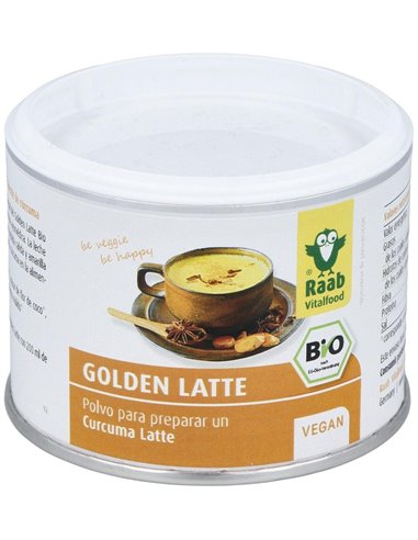 Cúrcuma bebida polvo Golden Latte, 70g de Raab Vitalfood