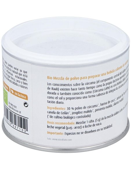 Cúrcuma bebida polvo Golden Latte, 70g de Raab Vitalfood