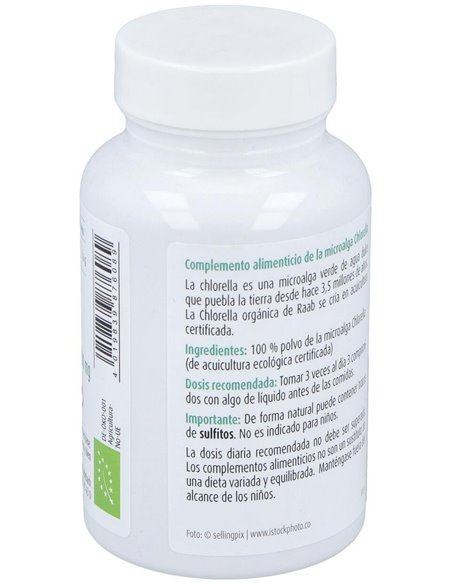 Alga Chlorella 200Comp. Bio Sg  Vegan de Raab Vitalfood