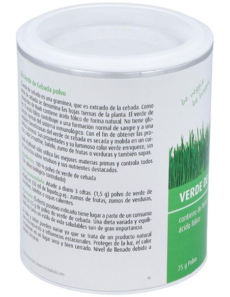 Verde De Cebada Polvo 75Gr. Bio Sg Vegan de Raab Vitalfood