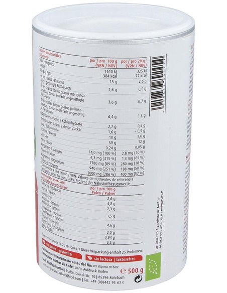 Proteina De Pepita De Calabaza 500Gr. Bio Sg Vegan de Raab Vitalfood