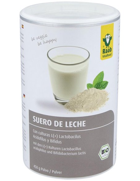 Suero De Leche Dulce Natural Polvo 450Gr. Bio Sg de Raab Vitalfood