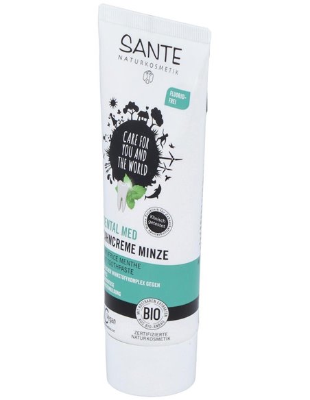 Dentifrico Menta Sin Fluor 75Ml. de Sante Naturkosmetik