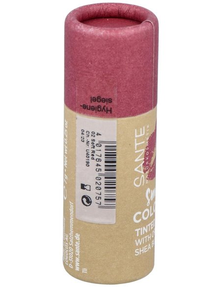 Balsamo Labial Color Kiss 02 Soft Berry 7Gr. Vegan de Sante Naturkosmetik