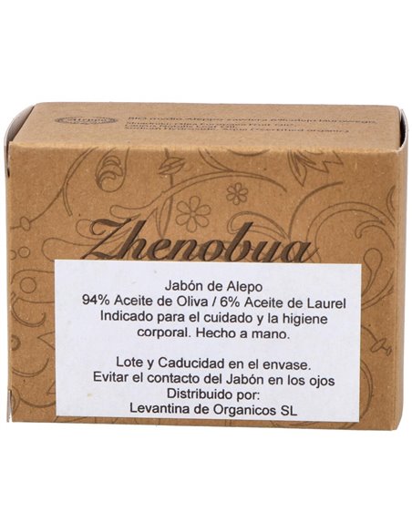 Jabon De Alepo 94-6% 200Gr. de Zhenobya