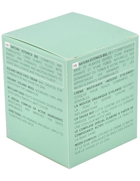 Crema Facial Musgo De Islandia 50Ml. Bio de Natura Estonica