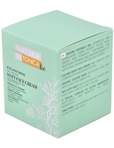 Crema Facial Musgo De Islandia 50Ml. Bio de Natura Estonica