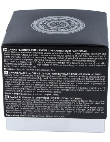 Caviar Platinum Crema De Noche Rejuvenecedora 50Ml de Natura Siberica