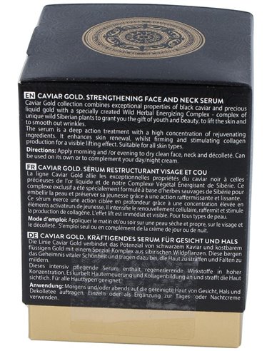 Caviar Gold Serum Reafirmante Rostro-Cuello 30Ml. de Natura Siberica